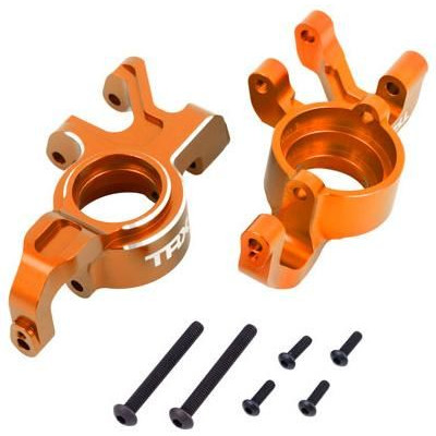 Traxxas těhlice přední hliníková oranžová (levá a pravá)