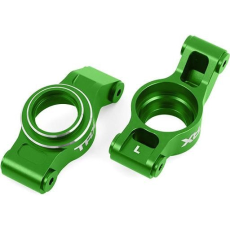 Traxxas těhlice zadní hliníková zelená (levá a pravá)