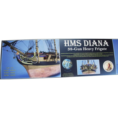 CALDERCRAFT H.M.S. Diana fregata 1794 1:64 kit