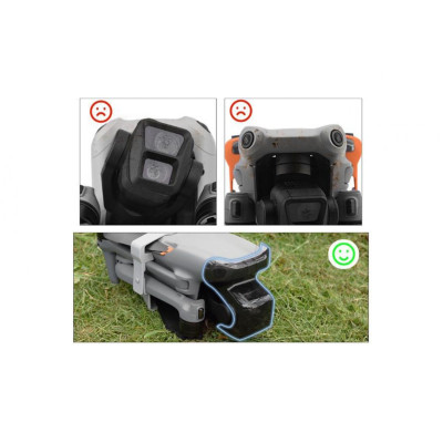DJI AIR 3 - Kryt stabilizovaného závěsu a přední chránič senzoru