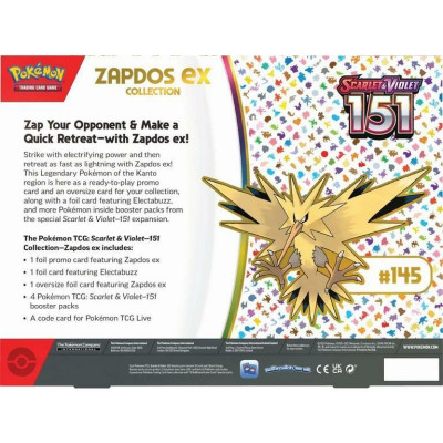 Pokémon: Scarlet & Violet 151 Zapdos ex Collection