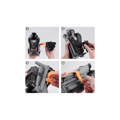 DJI AIR 3 - Držák vrtulí (Šedo-černá)