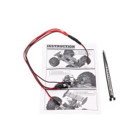 4x LED-ek csatlakozóval együtt. Csak az autó KONECT RC Kit és KONECT vezérlő/vevő egységgel ellátott változatához.