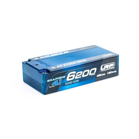 HV Stock Spec Shorty GRAPHENE-4.1 6200mAh Hardcase Akku - 7.6V LiPo - 135C/65C