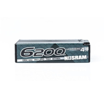 HV Stock Spec Shorty GRAPHENE-4.1 6200mAh Hardcase Akku - 7.6V LiPo - 135C/65C