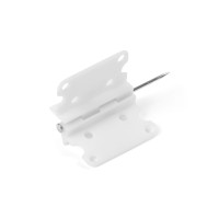 Nylon zsanérok megállóval, 20x24mm, 20 db.