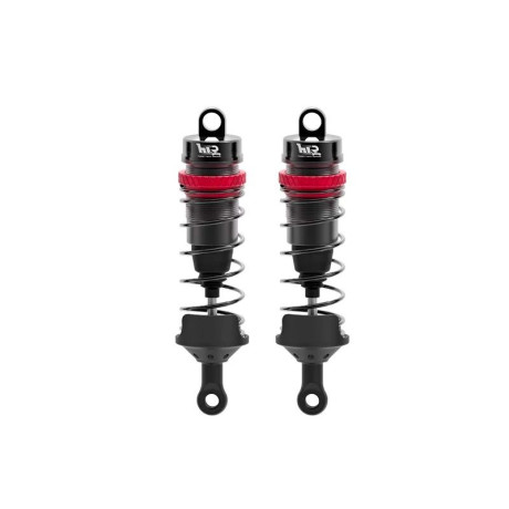 Hliníkové olejové tlumiče 1/8 100/16mm, 2 ks.