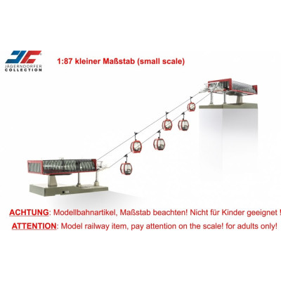 Lanovka H0 D-Line Set červená/čierna 6 Omega V+1 ks.