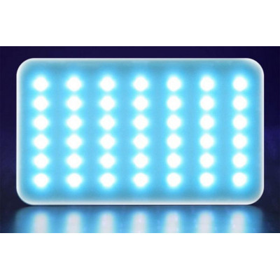 Adjustable RGB LED Light with OLED Screen (With Battery)