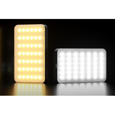 Adjustable RGB LED Light with OLED Screen (With Battery)