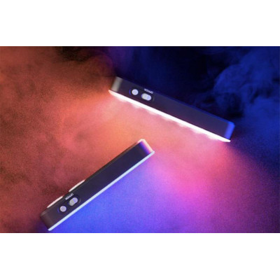 Adjustable RGB LED Light with OLED Screen (With Battery)