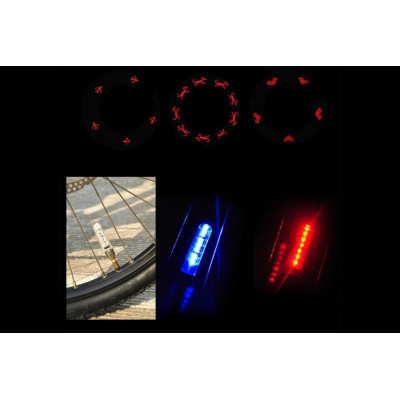 Words-Flashing Valve Lights (With Battery) (Red)