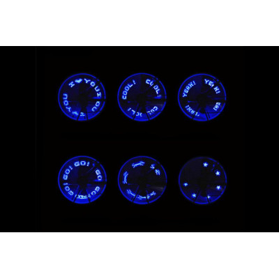 Words-Flashing Valve Lights (With Battery) (Blue)