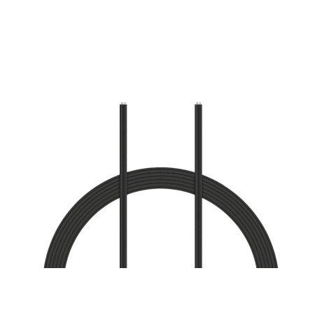 Kabel silikon 0.25mm2 1m (černý)