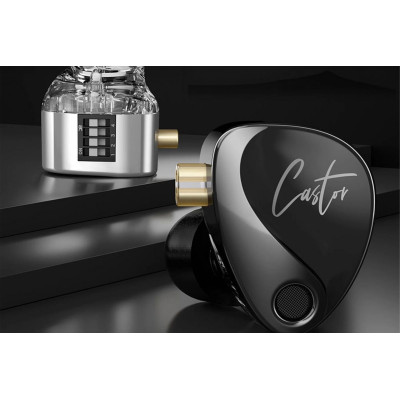 KZ CASTOR sluchátka s mikrofonem (vylepšený basový zvuk)