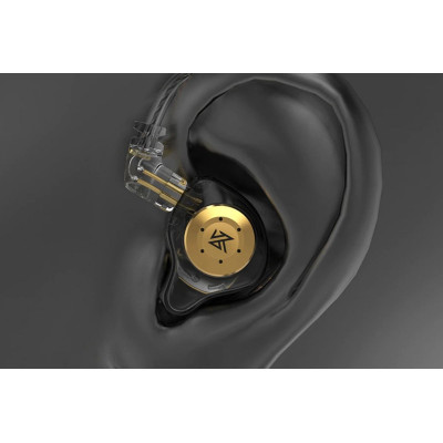 KZ EDX Pro Sluchátka s mikrofonem Black