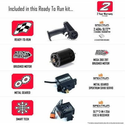 Arrma Granite Grom 1:18 4WD Smart RTR červená