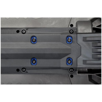 Traxxas podložka pod šrouby motoru hliníková červená (4)