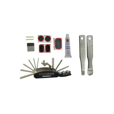 Sada nářadí na opravu pneumatik pro jízdní kola