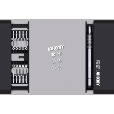 JAKEMY Sada nářadí 21v1 s rukojetí z hliníkové slitiny