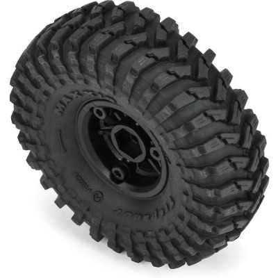 Pro-Line kolo s pneu 1:24 Maxxis Trepador 1.0", disk černý Holocomb H7mm (4)