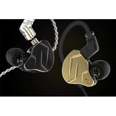 KZ ZSN Pro X Sluchátka s mikrofonem - černý