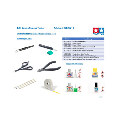 Tamiya 1:24 Lancia Stratos Turbo