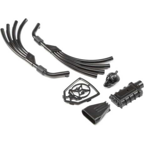 ECX 1.9 Barrage D: Motor, výfuk, chladič čierna