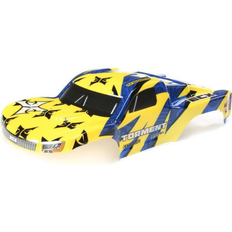 ECX karosérie žlutá/modrá: Torment 1:10 2WD
