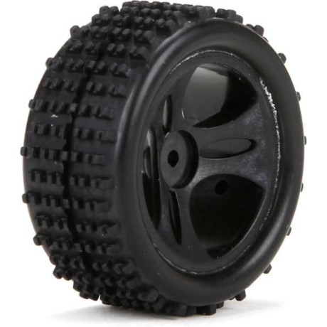 ECX 1:24 Roost - Koleso predné / zadné s pneu (4)