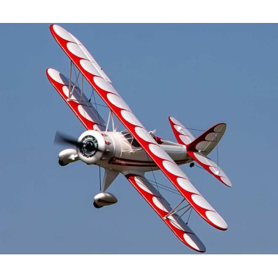 E-flite Waco 0.55m SAFE Select BNF Basic bílé