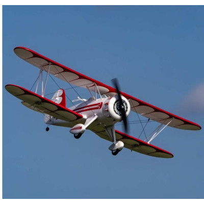 E-flite Waco 0.55m SAFE Select BNF Basic bílé