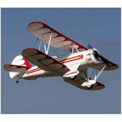 E-flite Waco 0.55m SAFE Select BNF Basic bílé