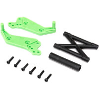 Pótalkatrész RC modellautóhoz Losi Mini LMT: készlet wheelie zöld.