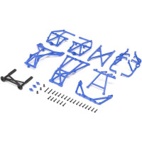 Pótalkatrész Losi Mini LMT RC modellautóhoz: védő ketrec kék.