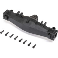 Pótalkatrész Losi Mini LMT RC modellautóhoz: tengelyház.