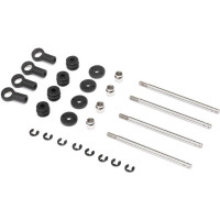 Pótalkatrész RC modellautóhoz Losi Mini LMT: lengéscsillapító tengelyek javító készlet (2).