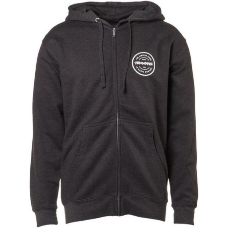 Traxxas mikina na zip černá XL