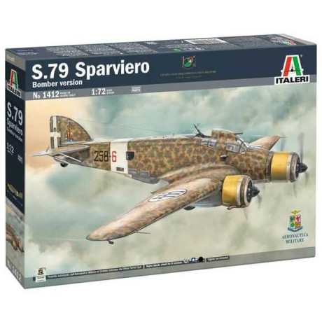 Model Kit letadlo 1412 - SM-79 Sparviero Bomber edition (1:72)