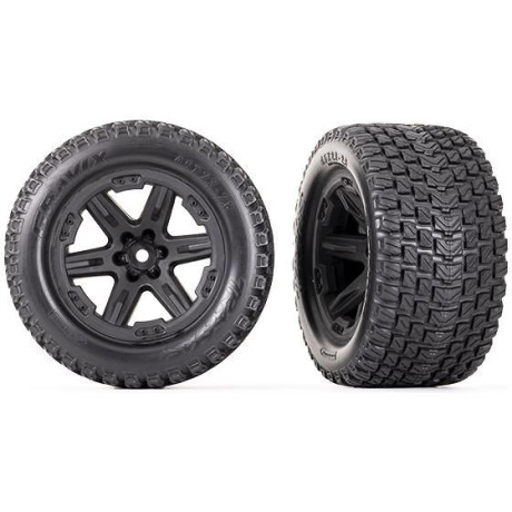 Traxxas kolo 2.8", disk RXT černý, pneu Gravix (2)