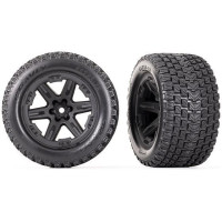 Komplett kerekek RC modellautókhoz. 2,8" RXT fekete keréktárcsák Gravix gumiabroncsokkal és betéttel. Kerékméret ø71 mm, gumiabroncs méret 114 mm x 58 mm, 12 mm-es hatszögletű fül. Gravix nagy sebességű gumiabroncsok sűrűn tömörített lamellákkal a nagy tapadásért kemény felületen.