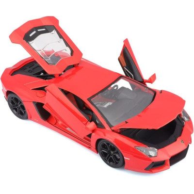 Bburago Plus Lamborghini Aventador LP 700-4 1:18 oranžová metalíza