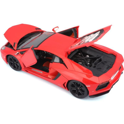 Bburago Plus Lamborghini Aventador LP 700-4 1:18 oranžová metalíza