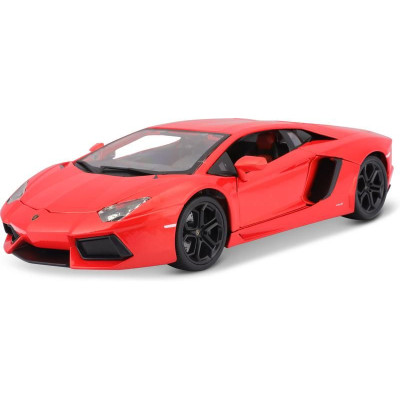 Bburago Plus Lamborghini Aventador LP 700-4 1:18 oranžová metalíza