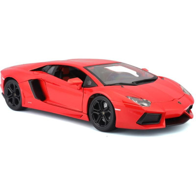 Bburago Plus Lamborghini Aventador LP 700-4 1:18 oranžová metalíza