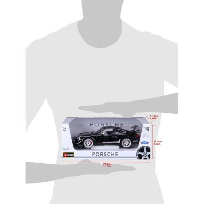 Bburago Plus Porsche 911 GT3 RS 4.0 1:18 černá