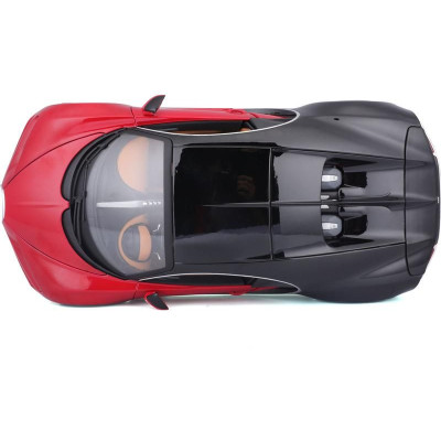 Bburago Plus Bugatti Chiron 1:18 modrá