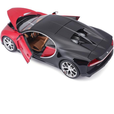 Bburago Plus Bugatti Chiron 1:18 červená