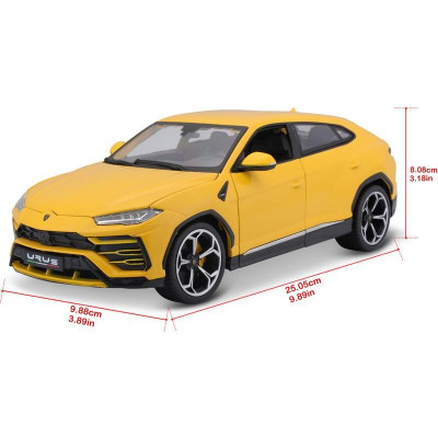 Bburago Plus Lamborghini Urus 1:18 žlutá