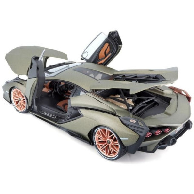 Bburago Lamborghini Sián FKP 37 1:18 zelená metalíza